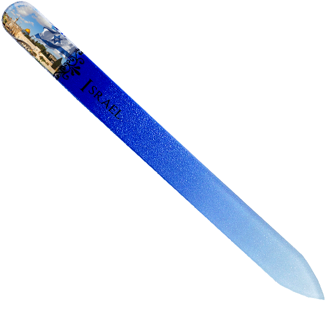 Israel Crystal Glass Nail File